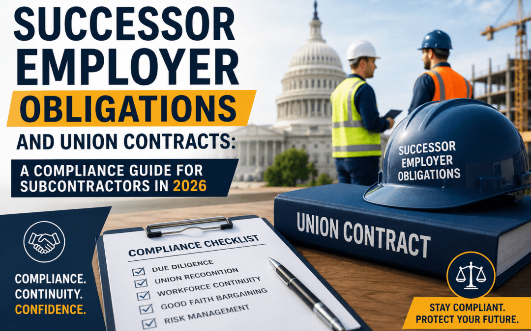 Successor Employer Obligations and Union Contracts: A Compliance Guide for Subcontractors in 2026
